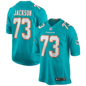 Austin jackson miami dolphins nike player game jersey Aqua