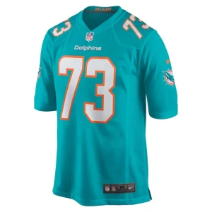 Austin jackson miami dolphins nike player game jersey Aqua M