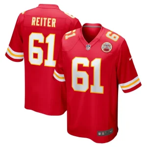 Austin reiter kansas city chiefs nike game player jersey Red