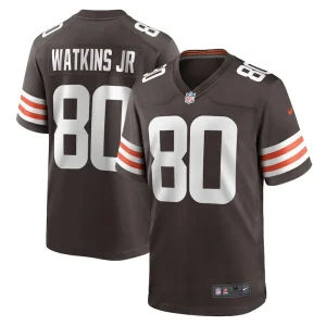 Austin watkins jr. cleveland browns nike team game jersey Brown