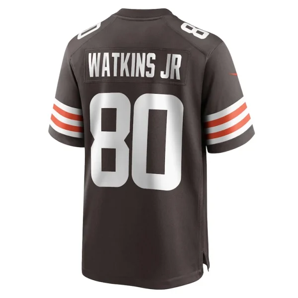 Austin watkins jr. cleveland browns nike team game jersey Brown L