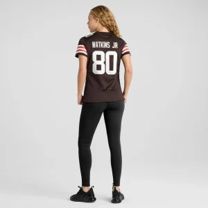 Austin watkins jr. cleveland browns nike womens team game jersey Brown 2XL