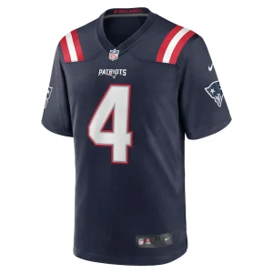 Bailey zappe new england patriots nike game player jersey Navy M