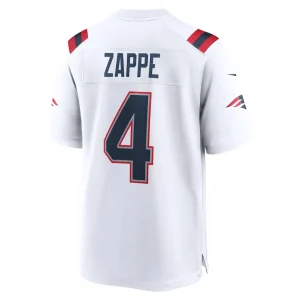 Bailey zappe new england patriots nike game player jersey White L