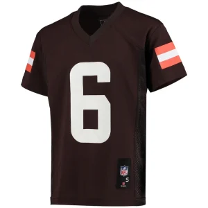 Baker mayfield cleveland browns youth replica player jersey Brown Yth M