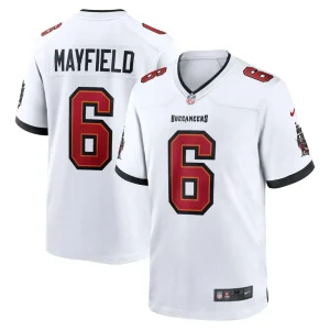 Baker mayfield tampa bay buccaneers nike away game jersey White