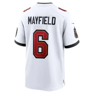 Baker mayfield tampa bay buccaneers nike away game jersey White L