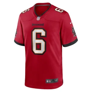 Baker mayfield tampa bay buccaneers nike team game jersey Red M