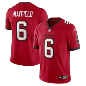 Baker mayfield tampa bay buccaneers nike vapor untouchable limited jersey Red