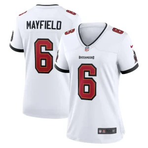 Baker mayfield tampa bay buccaneers nike womens away game jersey White