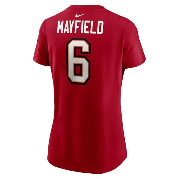 Baker mayfield tampa bay buccaneers nike womens player name number t shirt Red L