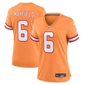 Baker mayfield tampa bay buccaneers nike womens throwback game jersey Orange