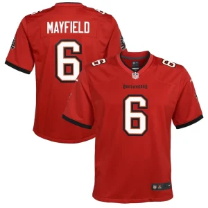 Baker mayfield tampa bay buccaneers nike youth game jersey Red