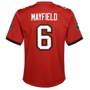 Baker mayfield tampa bay buccaneers nike youth game jersey Red Yth L