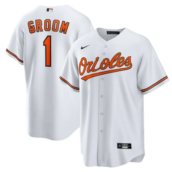 Baltimore orioles nike 1 groom home replica jersey White