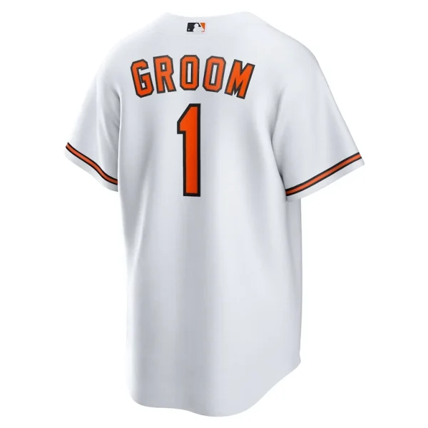 Baltimore orioles nike 1 groom home replica jersey White L