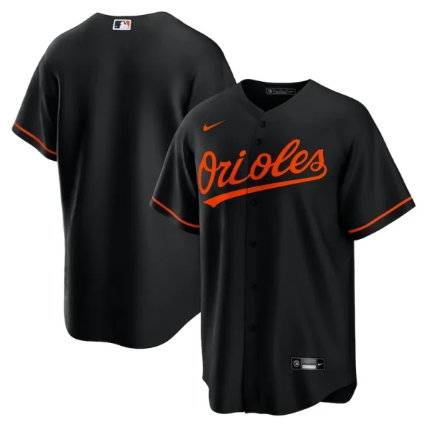 Baltimore orioles nike alternate replica team jersey Black