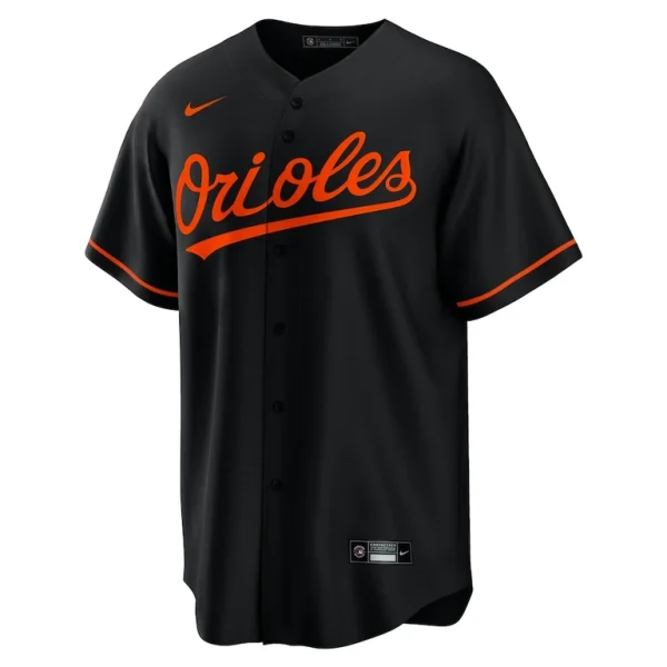 Baltimore orioles nike alternate replica team jersey Black M