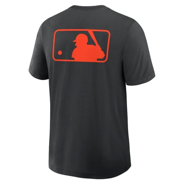 Baltimore orioles nike authentic collection early work tri blend performance t shirt Black L