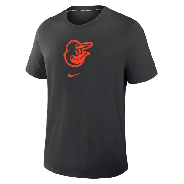 Baltimore orioles nike authentic collection early work tri blend performance t shirt Black M