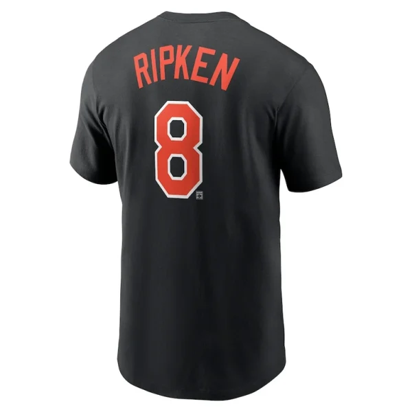 Baltimore orioles nike cooperstown collection fuse name number t shirt Black L
