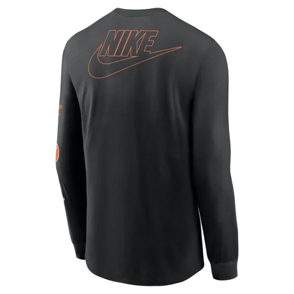 Baltimore orioles nike cooperstown collection knockout long sleeve t shirt Black L