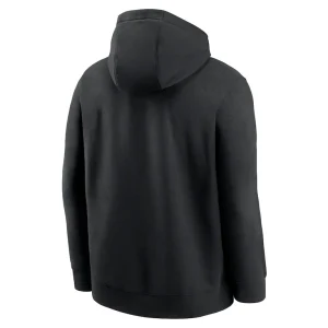 Baltimore orioles nike cooperstown collection logo club pullover hoodie Black L