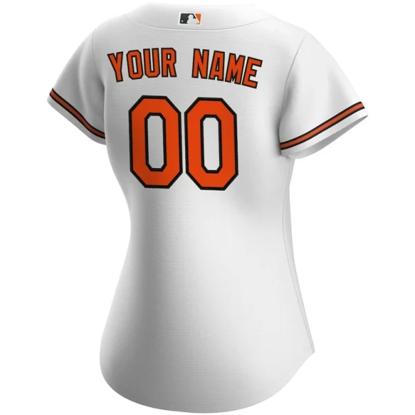Baltimore orioles nike womens home replica custom jersey White L