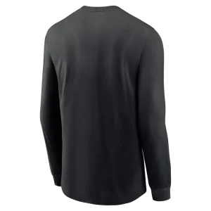 Baltimore ravens nike 2023 afc north division champions locker room trophy collection long sleeve t shirt Black L