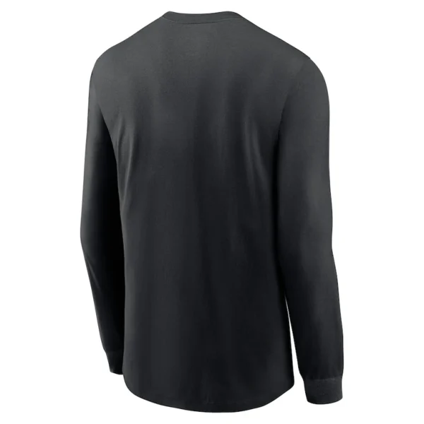 Baltimore ravens nike 2023 afc north division champions locker room trophy collection long sleeve t shirt Black L