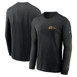 Baltimore ravens nike all out long sleeve t shirt Black