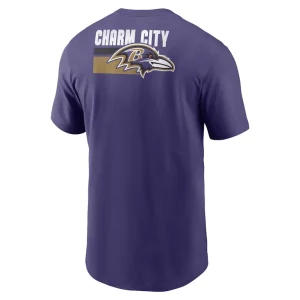 Baltimore ravens nike blitz essential t shirt Purple L