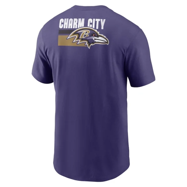 Baltimore ravens nike blitz essential t shirt Purple L