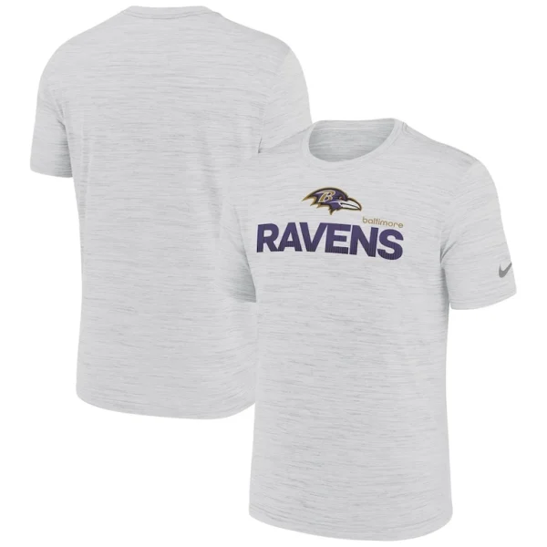 Baltimore ravens nike blitz velocity modern performance t shirt White