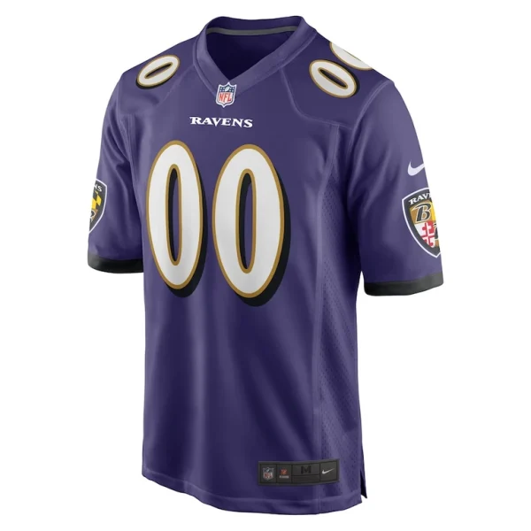 Baltimore ravens nike custom game jersey Purple M