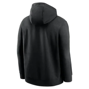 Baltimore ravens nike edge french terry club pullover hoodie Black L