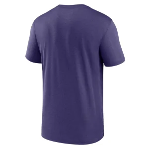 Baltimore ravens nike horizontal lockup legend t shirt Purple L