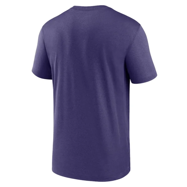 Baltimore ravens nike horizontal lockup legend t shirt Purple L