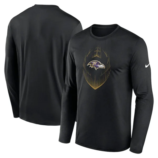 Baltimore ravens nike legend icon long sleeve t shirt Black