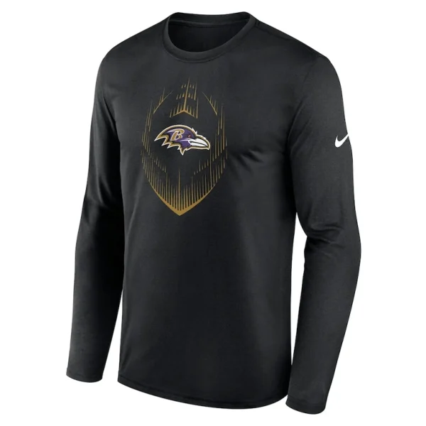 Baltimore ravens nike legend icon long sleeve t shirt Black M
