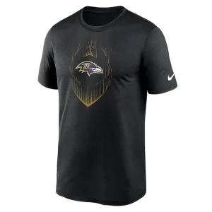 Baltimore ravens nike primetime legend icon performance t shirt Black M