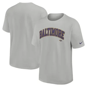 Baltimore ravens nike rewind max90 statement t shirt Silver