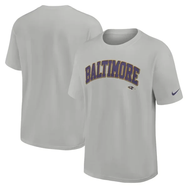 Baltimore ravens nike rewind max90 statement t shirt Silver