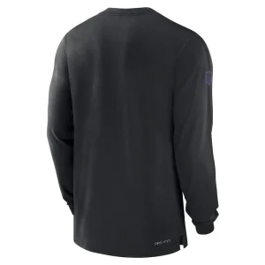 Baltimore ravens nike sideline player performance long sleeve t shirt Black L