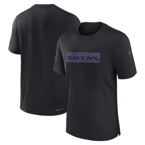 Baltimore ravens nike sideline player performance t shirt Black