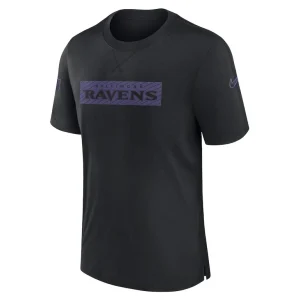 Baltimore ravens nike sideline player performance t shirt Black M