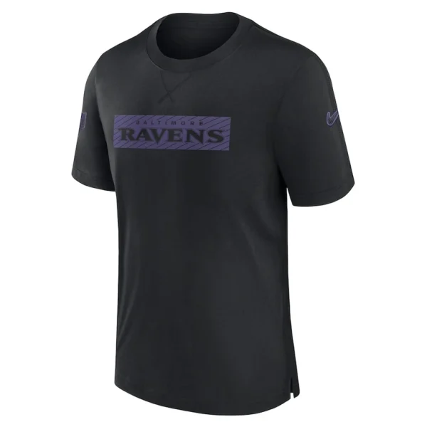 Baltimore ravens nike sideline player performance t shirt Black M
