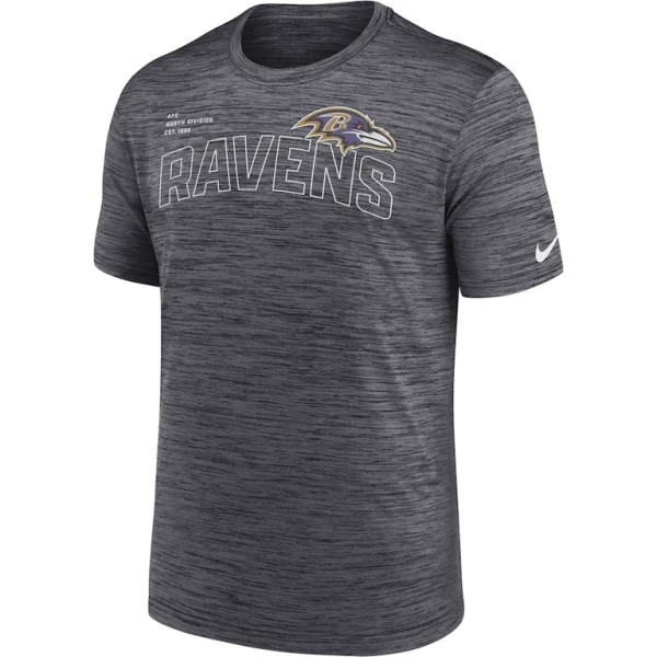 Baltimore ravens nike velocity arch performance t shirt Black M
