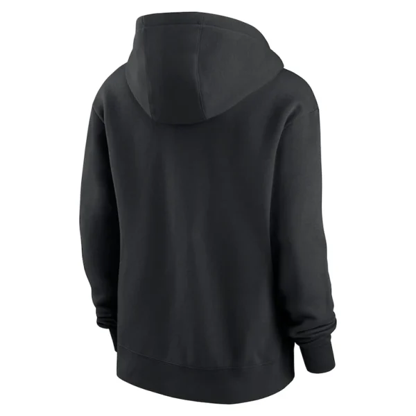 Baltimore ravens nike womens club fleece pullover hoodie Black M