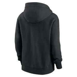 Baltimore ravens nike womens phoenix hoodie full zip sweatshirt Black M